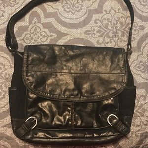 Fossil laptop/messenger bag black
